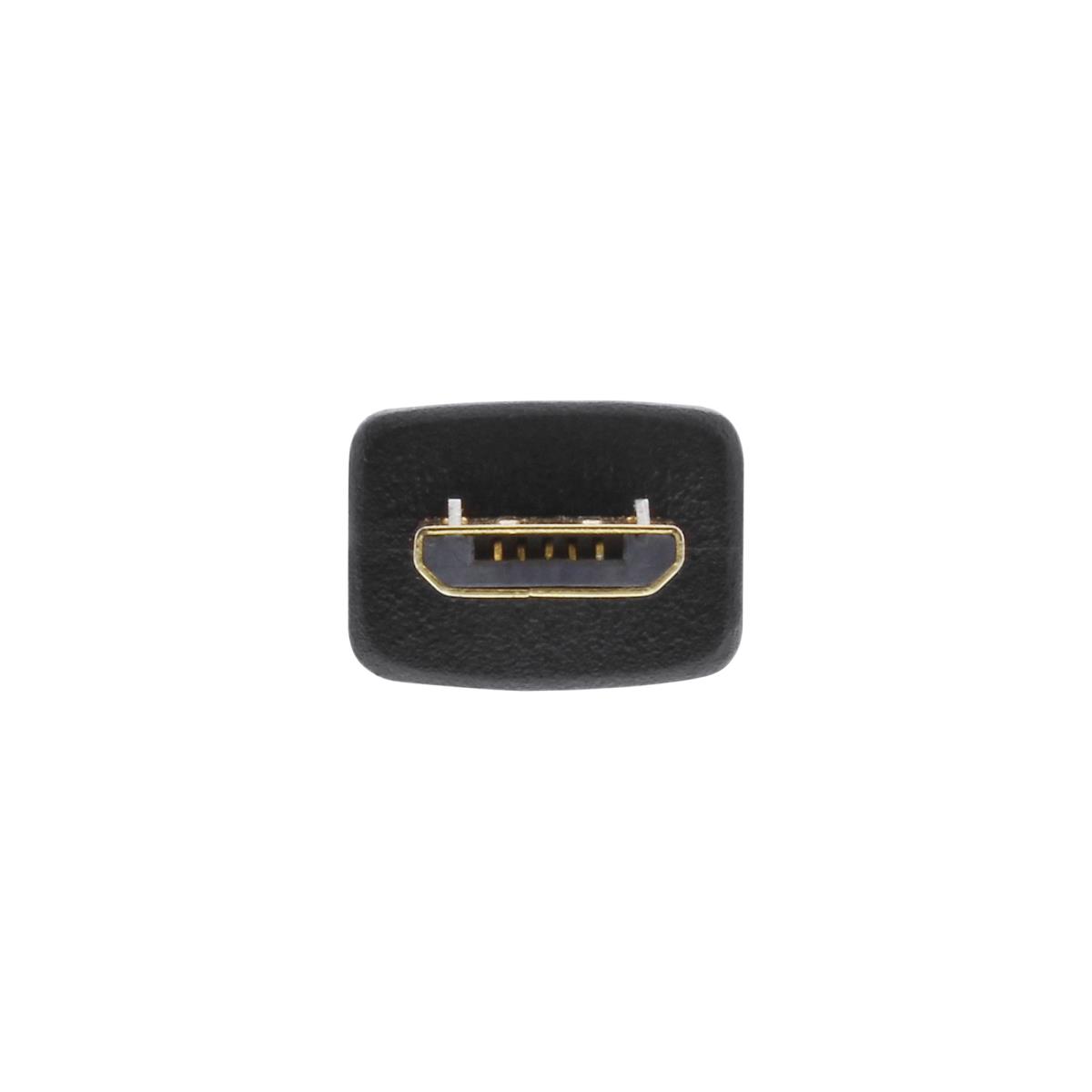 EU Product - - Micro-USB 2.0 Flachkabel, USB-A Stecker an Micro-B Stecker, 3m thumbnail