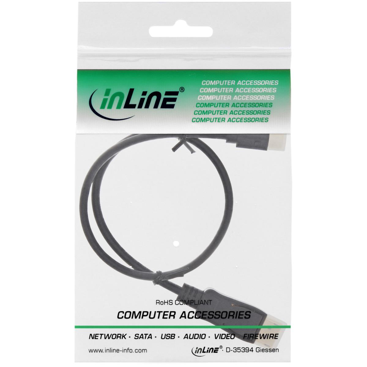EU Product - Mini DisplayPort to DisplayPort Cable black 1m thumbnail