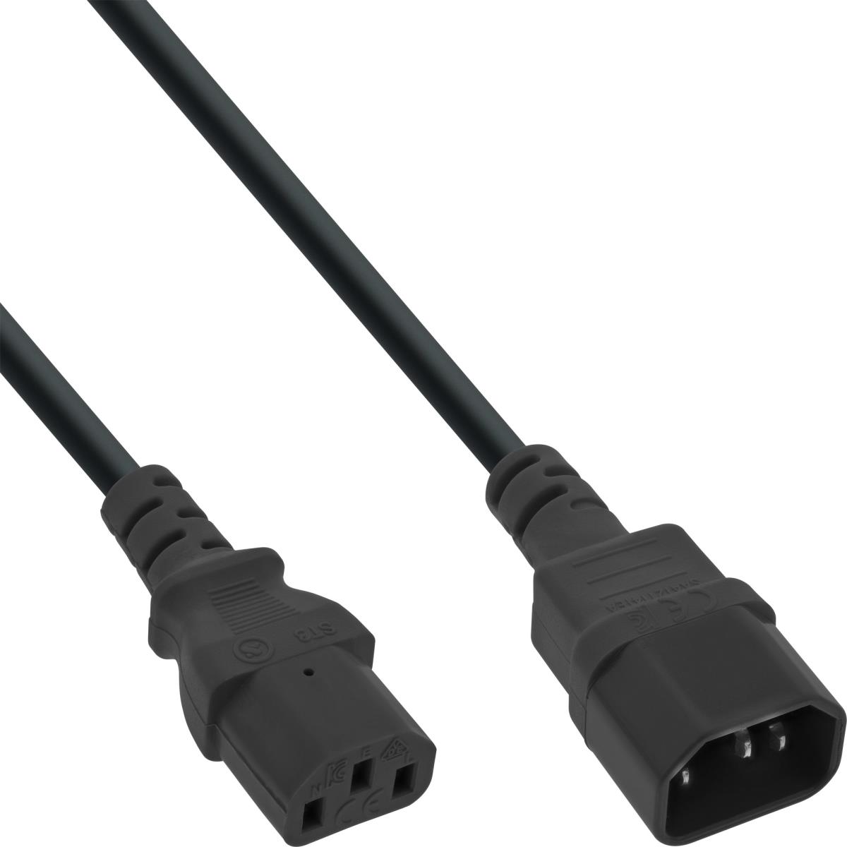 EU Product - - Kaltger�teverl�ngerung, C13 auf C14, 1,8m thumbnail