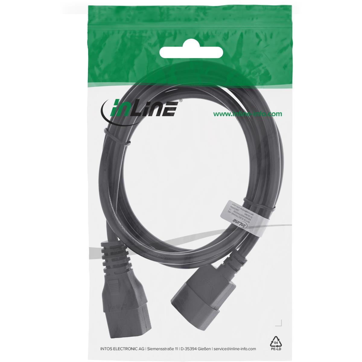 EU Product - - Kaltger�teverl�ngerung 16A, C19 auf C20, 0,5m thumbnail