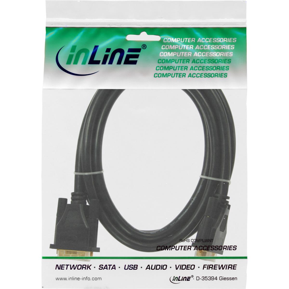 EU Product - - DVI-D Anschlusskabel Premium, digital 24+1 Stecker / Stecker, Dual Link, 5m thumbnail