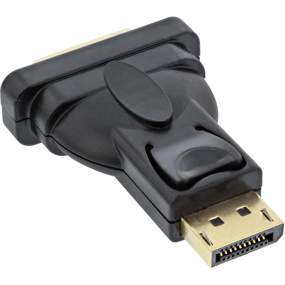 EU Product - - DisplayPort Adapter, DisplayPort Stecker auf DVI-D 24+1 Buchse, schwarz thumbnail