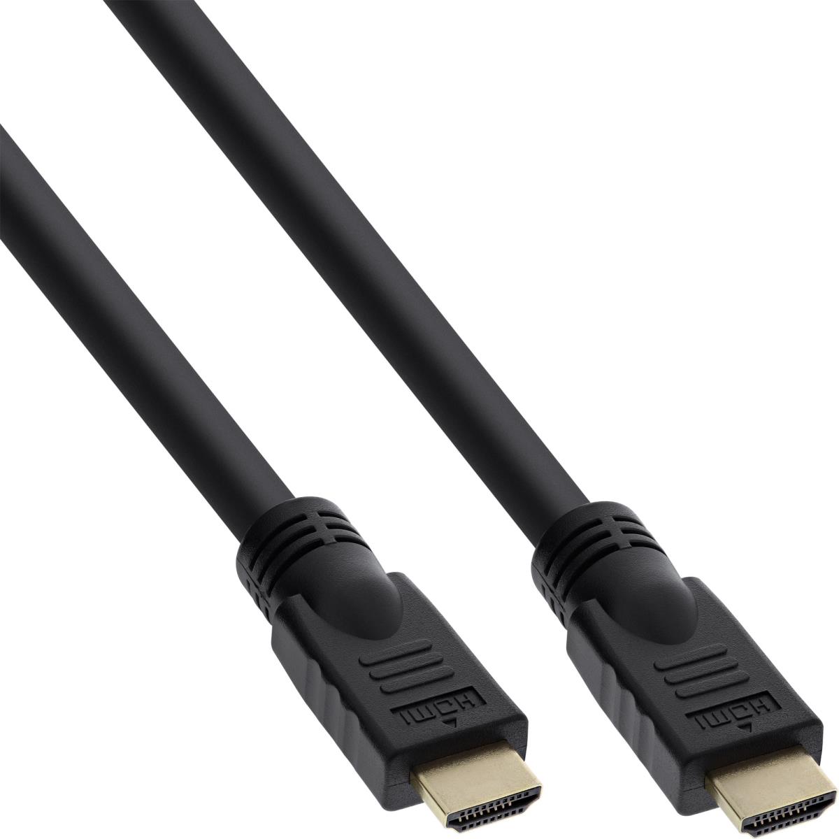 EU Product - - HDMI Kabel, HDMI-High Speed mit Ethernet, Premium, 4K2K, Stecker / Stecker, schwarz / gold, 10m thumbnail