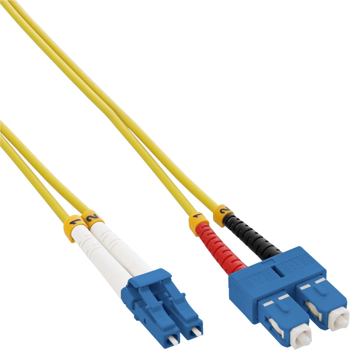 EU Product - - LWL Duplex Kabel, LC/SC, 9/125�m, OS2, 10m thumbnail
