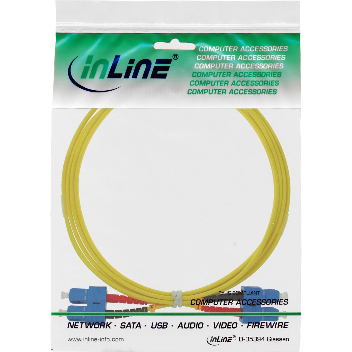 EU Product - - LWL Duplex Kabel, SC/SC, 9/125�m, 20m thumbnail