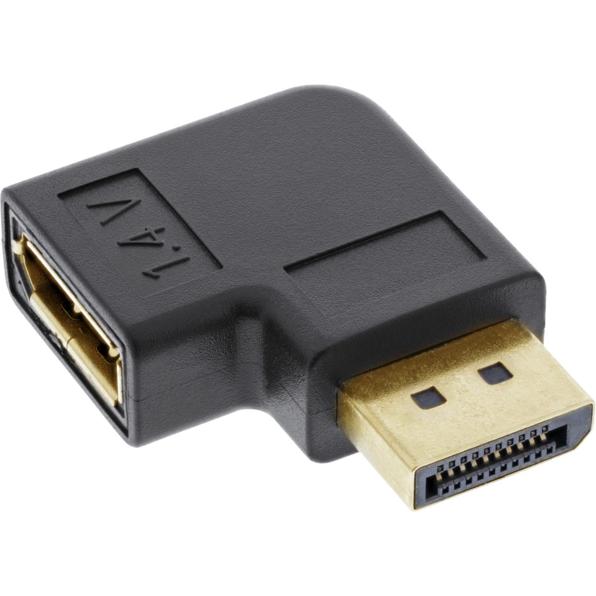 EU Product - - DisplayPort Adapter, DisplayPort Stecker / Buchse rechts gewinkelt thumbnail