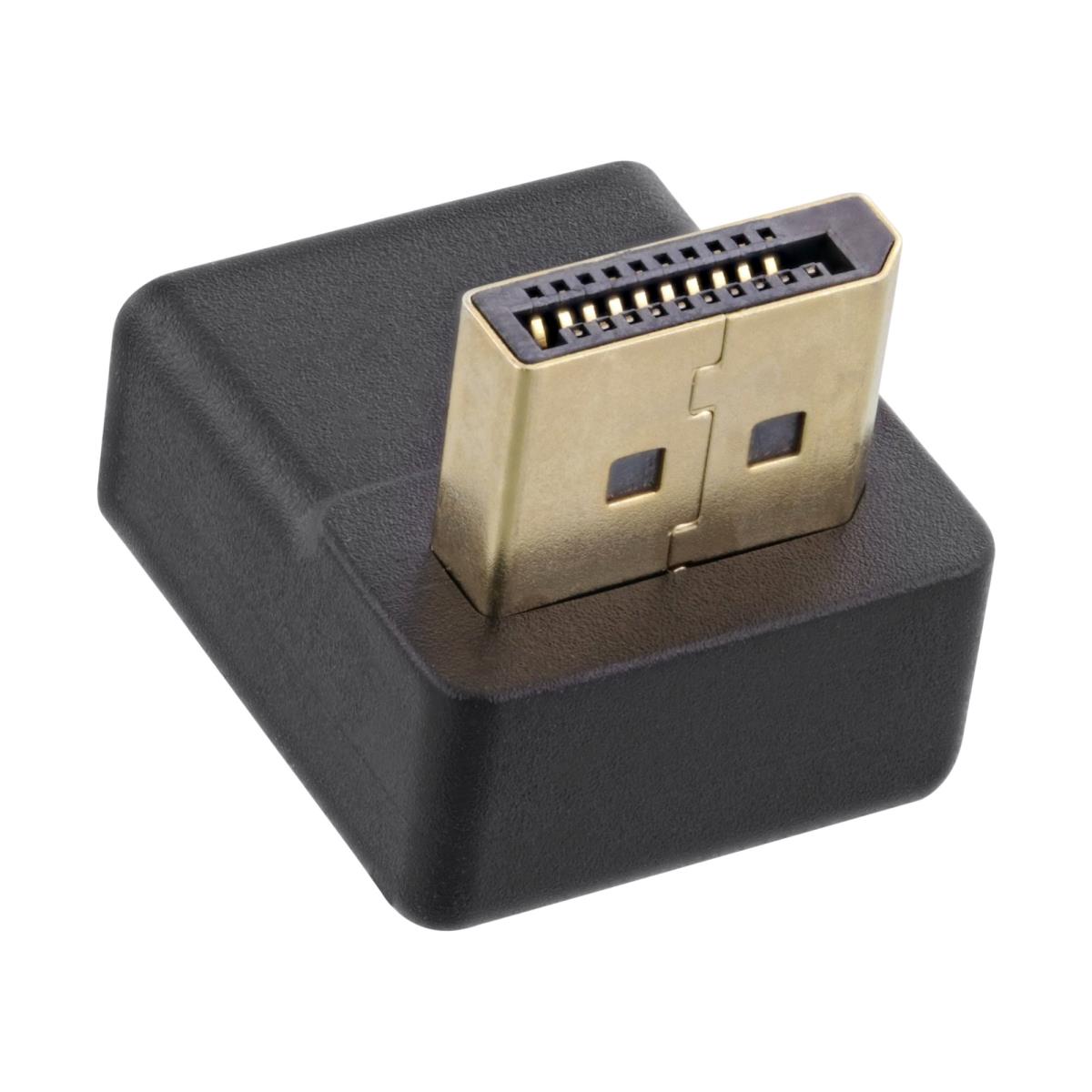 EU Product - - DisplayPort Adapter, DisplayPort Stecker / Buchse, nach oben gewinkelt thumbnail
