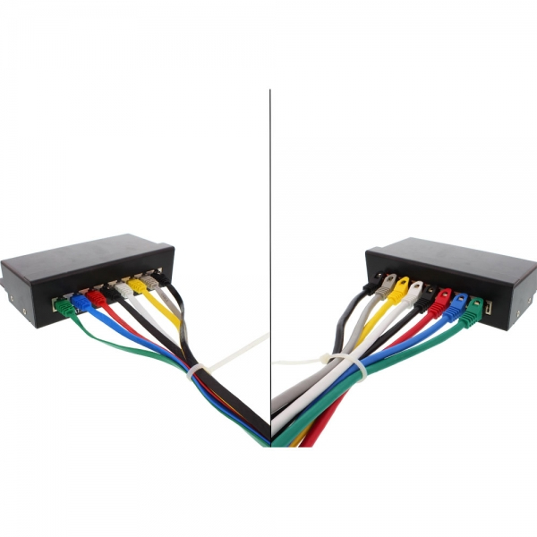 EU Product - - Patchkabel flach, U/UTP, Cat.6, gelb, 10m thumbnail