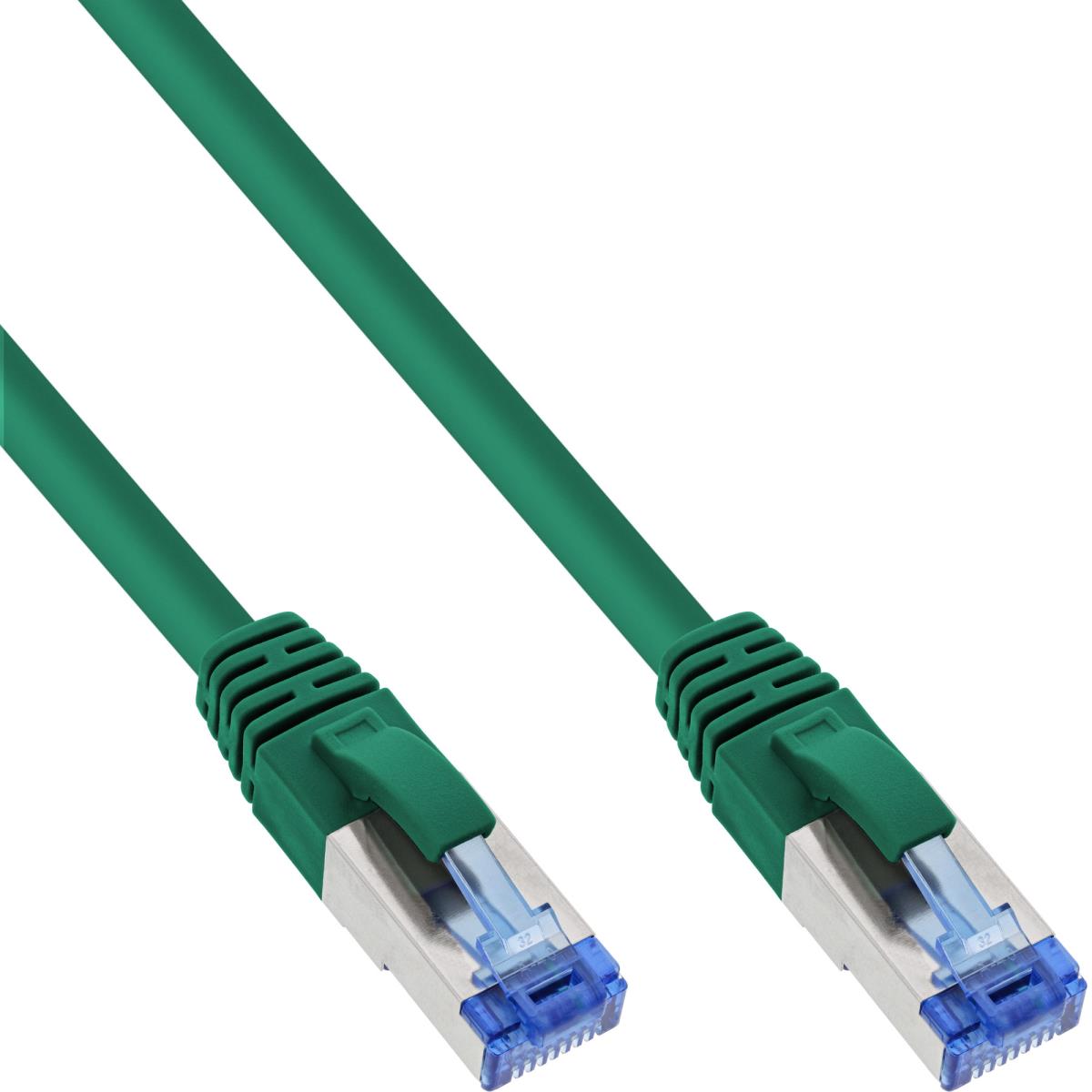 EU Product - - Patchkabel, S/FTP (PiMf), Cat.6A, 500MHz, halogenfrei, Kupfer, gr�n, 1,5m thumbnail