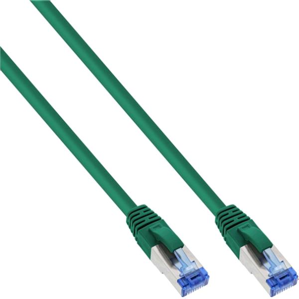 EU Product - - Patchkabel, S/FTP (PiMf), Cat.6A, 500MHz, halogenfrei, Kupfer, gr�n, 3m thumbnail