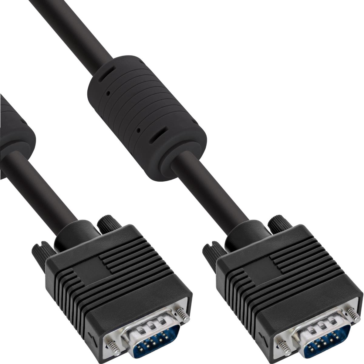 EU Product - - S-VGA Kabel, 15pol HD Stecker / Stecker, schwarz, 0,3m thumbnail