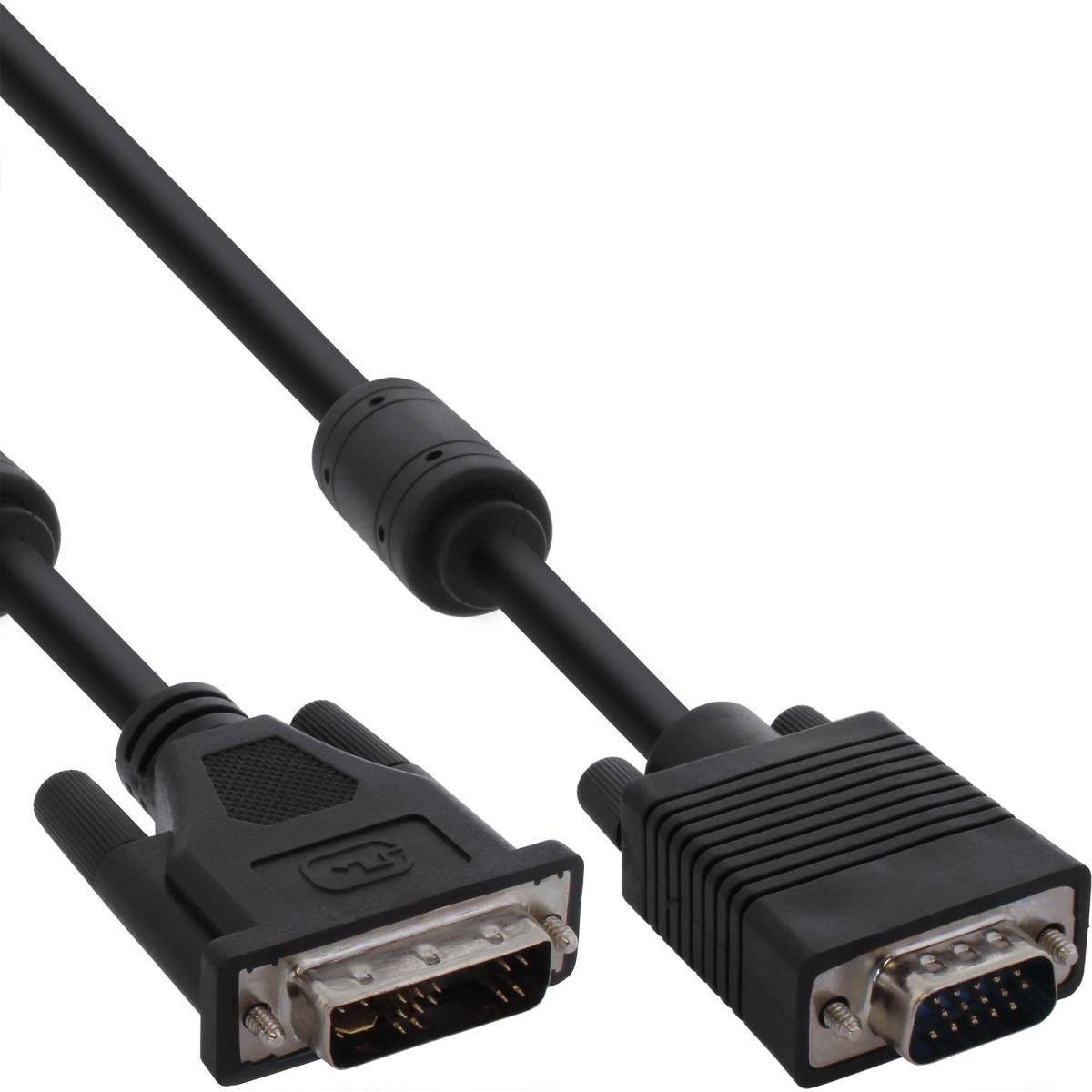 EU Product - - DVI-A Kabel, analog 12+5 Stecker auf 15pol HD Stecker VGA, 3m thumbnail