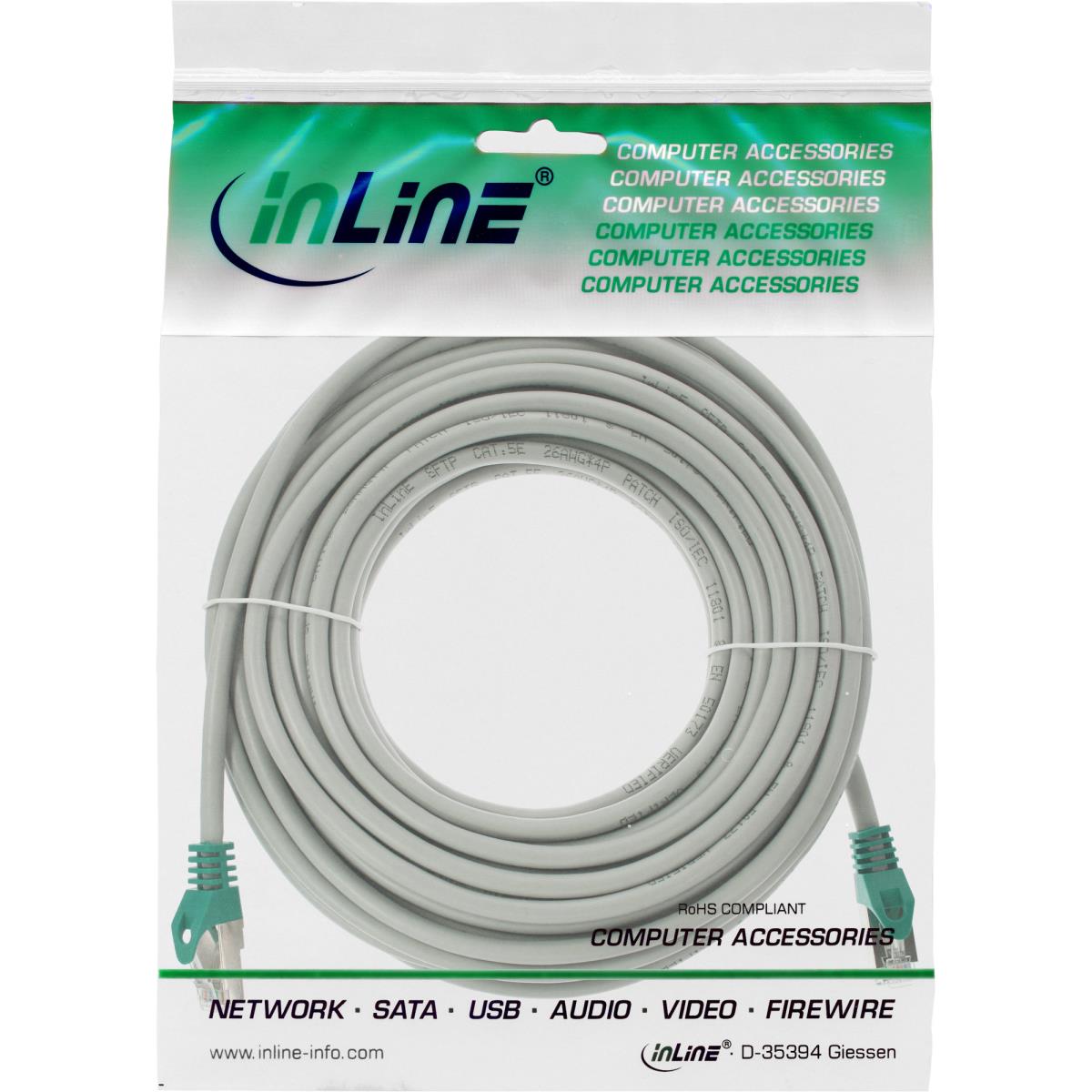EU Product - - Crossover Patchkabel, SF/UTP, Cat.5e, grau, 10m thumbnail