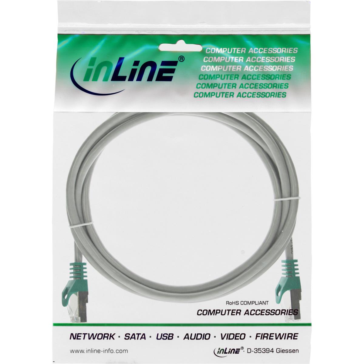 EU Product - - Crossover Patchkabel, SF/UTP, Cat.5e, grau, 1m thumbnail