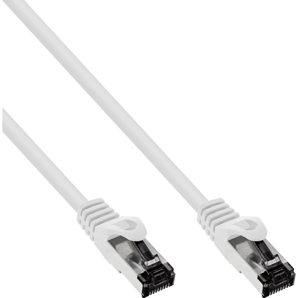 EU Product - - Patchkabel, S/FTP (PiMf), Cat.8.1, 2000MHz, halogenfrei, Kupfer, wei�, 1m thumbnail