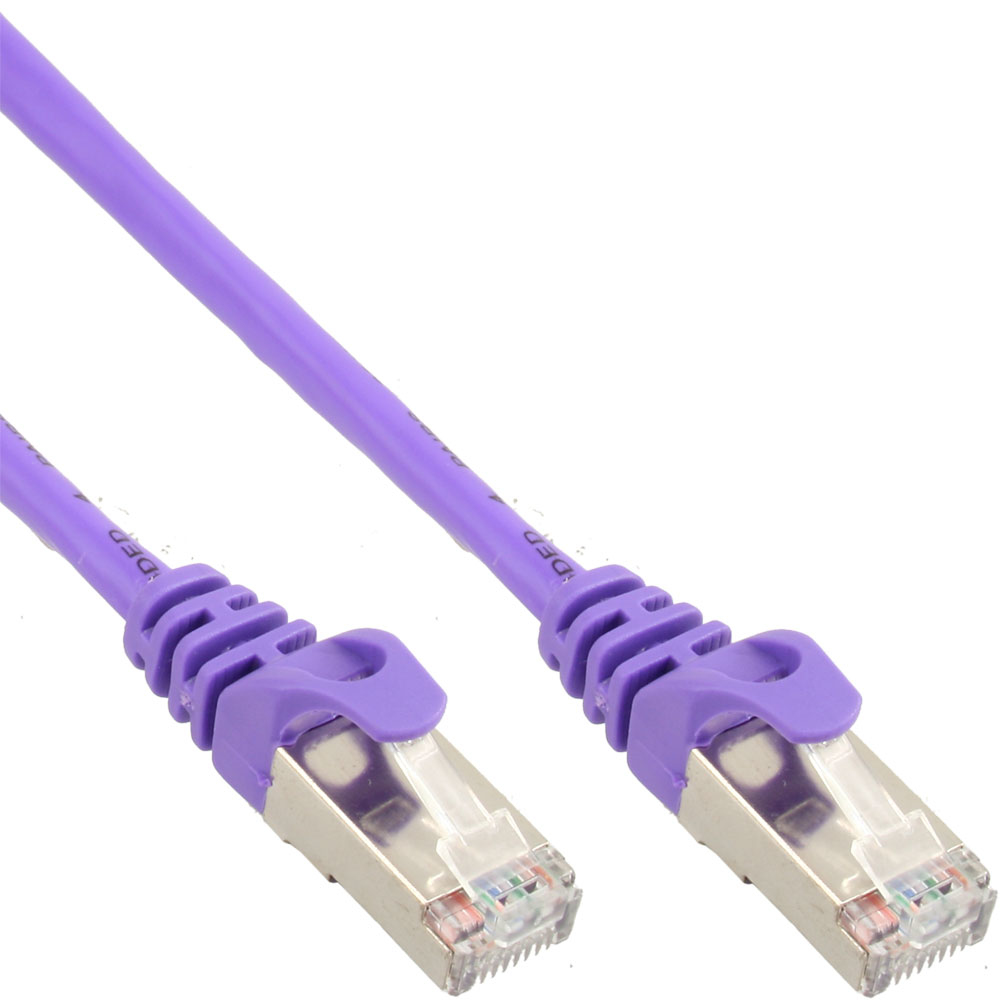 EU Product - - Patchkabel, SF/UTP, Cat.5e, purple, 0,3m thumbnail