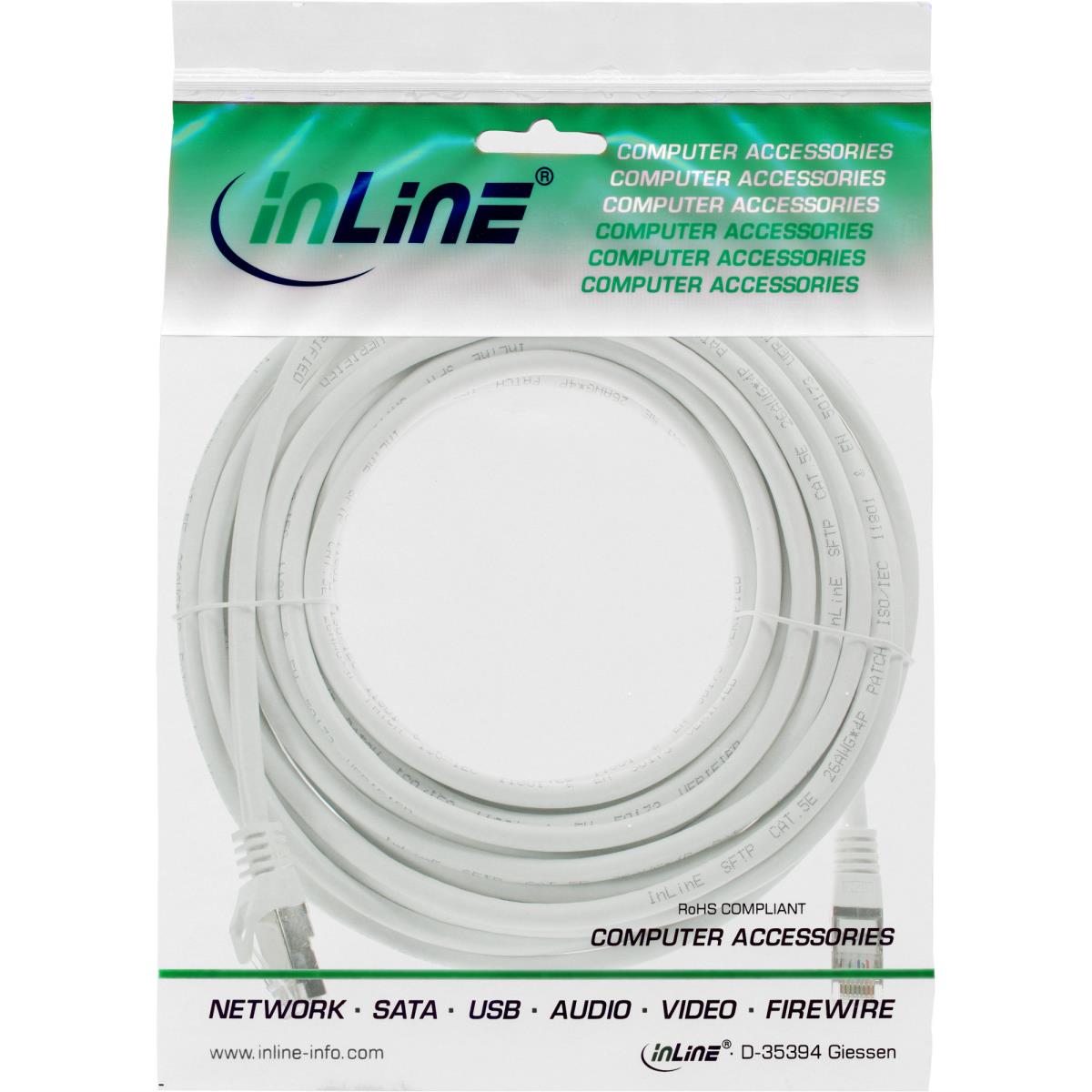 EU Product - - Patchkabel, SF/UTP, Cat.5e, wei�, 7,5m thumbnail