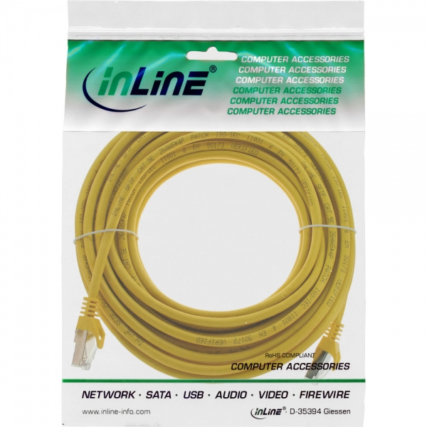 EU Product - - Patchkabel, SF/UTP, Cat.5e, gelb, 25m thumbnail