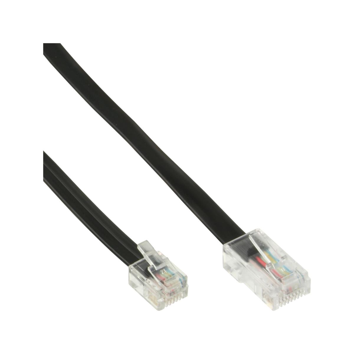 EU Product - - Modularkabel, RJ45 zu RJ11 Stecker / Stecker, 4adrig, 3m thumbnail