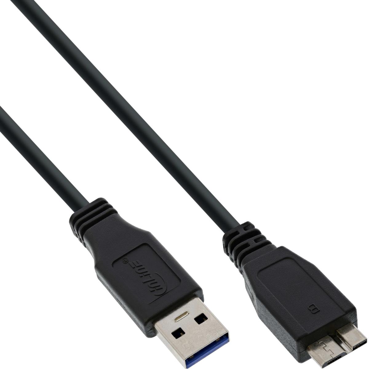 EU Product - - USB 3.0 Kabel, A an Micro B, schwarz, 2m thumbnail