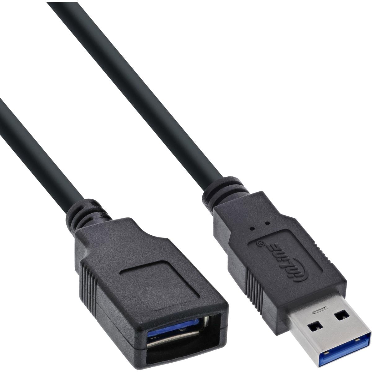 EU Product - - USB 3.0 Kabel, A Stecker / Buchse, schwarz, 3m thumbnail