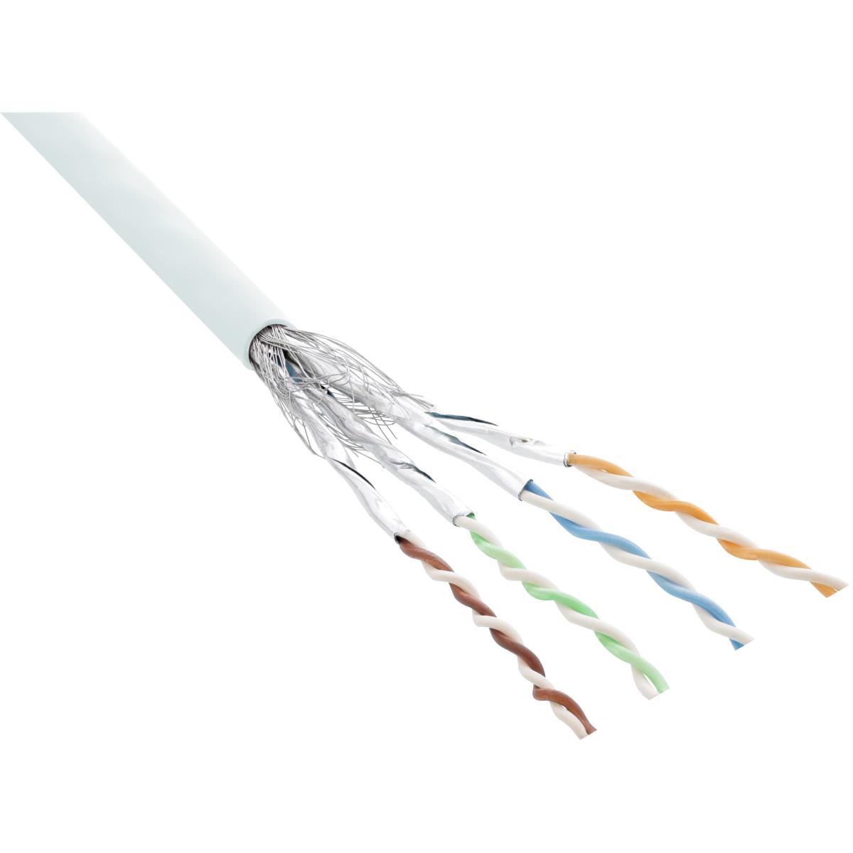 EU Product - - Patchkabel Cat.6 S/FTP (PiMf), wei�, AWG27, PVC, CU, 100m thumbnail
