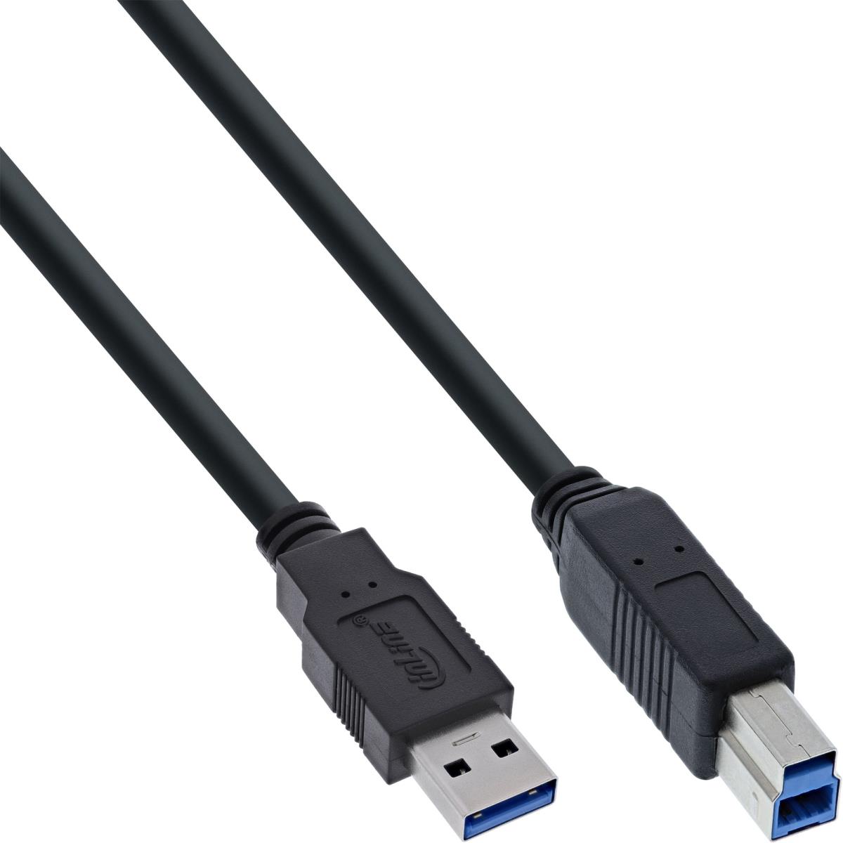 EU Product - - USB 3.0 Kabel, A an B, schwarz, 2m thumbnail