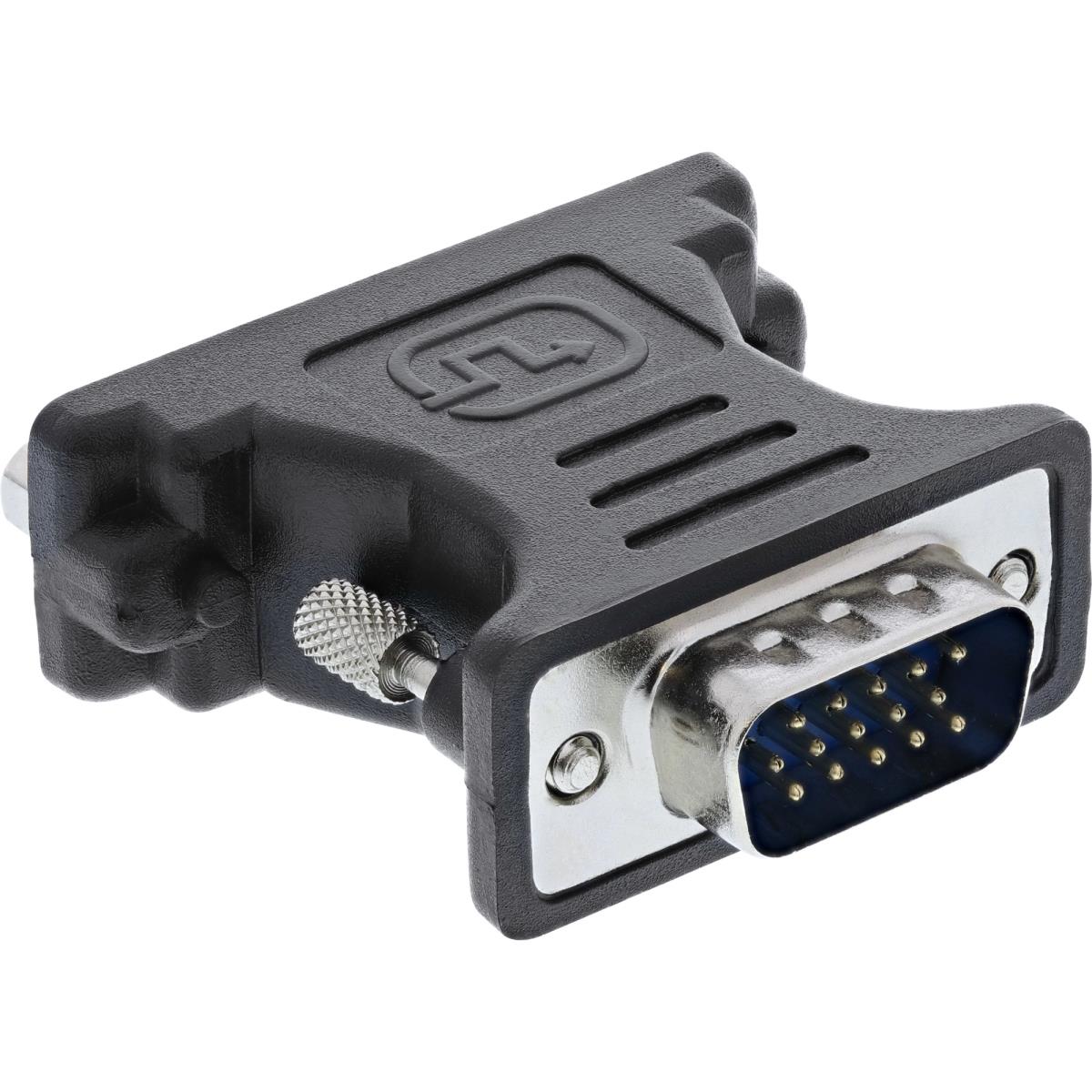 EU Product - - DVI-A Adapter, Analog 24+5 Buchse auf 15pol HD Stecker (VGA) thumbnail