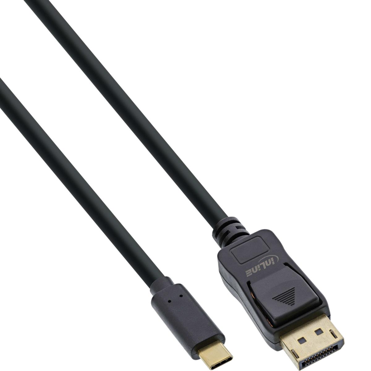 EU Product - - USB Display Kabel, USB Typ-C Stecker zu DisplayPort Stecker (DP Alt Mode), 4K2K, schwarz, 3m thumbnail