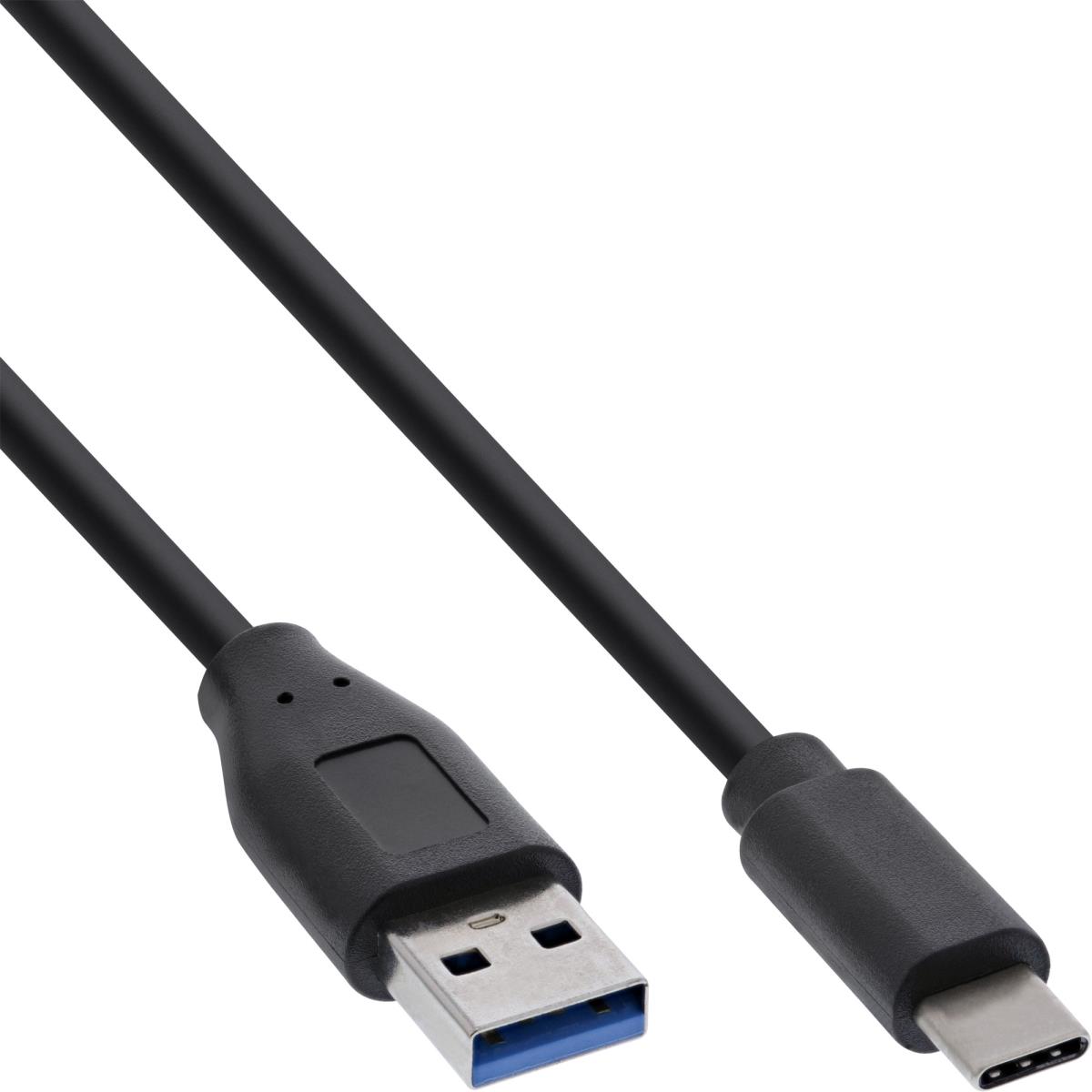 EU Product - - USB 3.2 Kabel, USB Typ-C Stecker an A Stecker, schwarz, 1,5m thumbnail