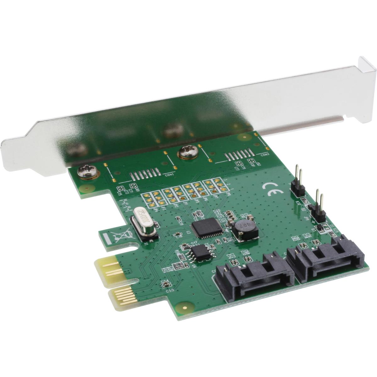 InLine Interface Card 2 Port SATA 6Gb/s x1 PCIe 2.0 RAID 0 / 1 / SPAN thumbnail