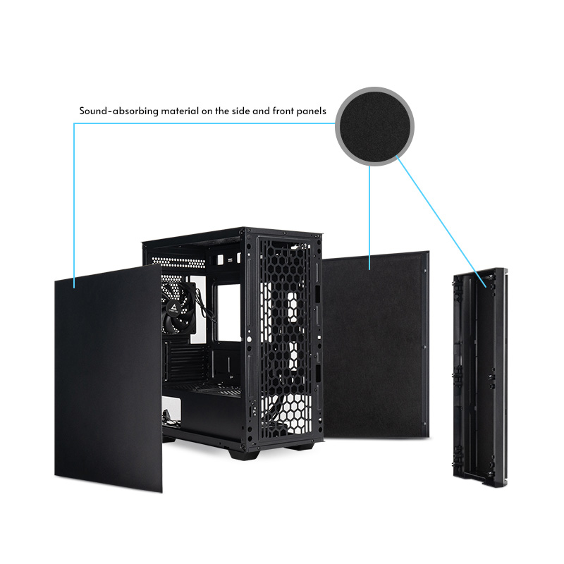 EU Product - Geh Pro Mini Micro-ATX AZ-01B-OP B - Mini tower - ATX thumbnail