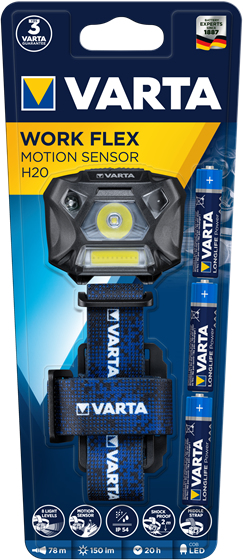 EU Product - Kopfleuchte Work Flex Motion Sensor H20 3AAA mit Bat. thumbnail