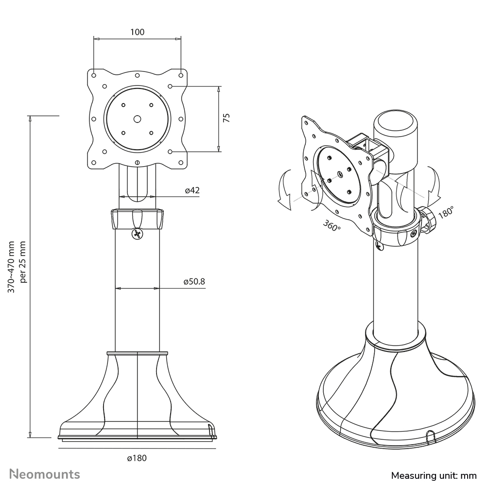 DESK MOUNT 10-26IN TILT/ROTATE thumbnail