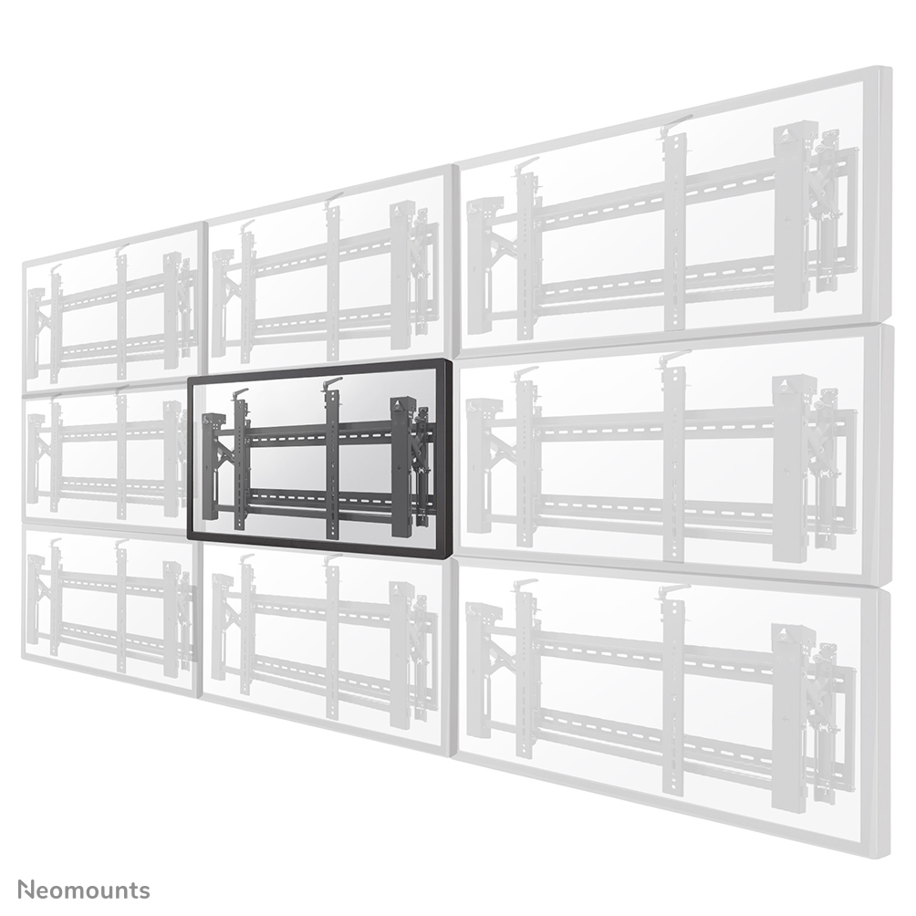 LED-VW2000BLACK - Bracket - for flat panel - lockable - black - screen size: 32