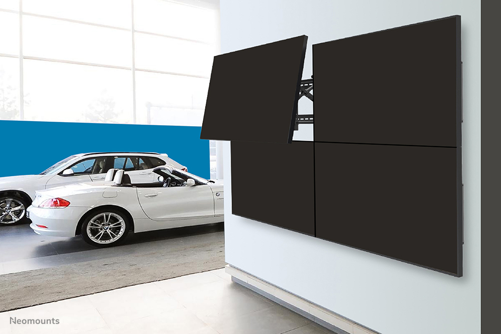 LED-VW2000BLACK - Bracket - for flat panel - lockable - black - screen size: 32