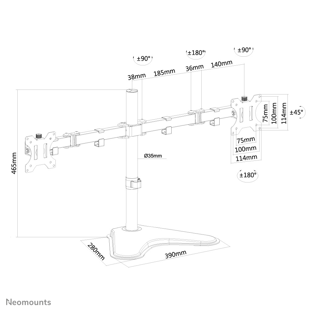 EU Product - FPM-D550DDLCK, Full Moion thumbnail