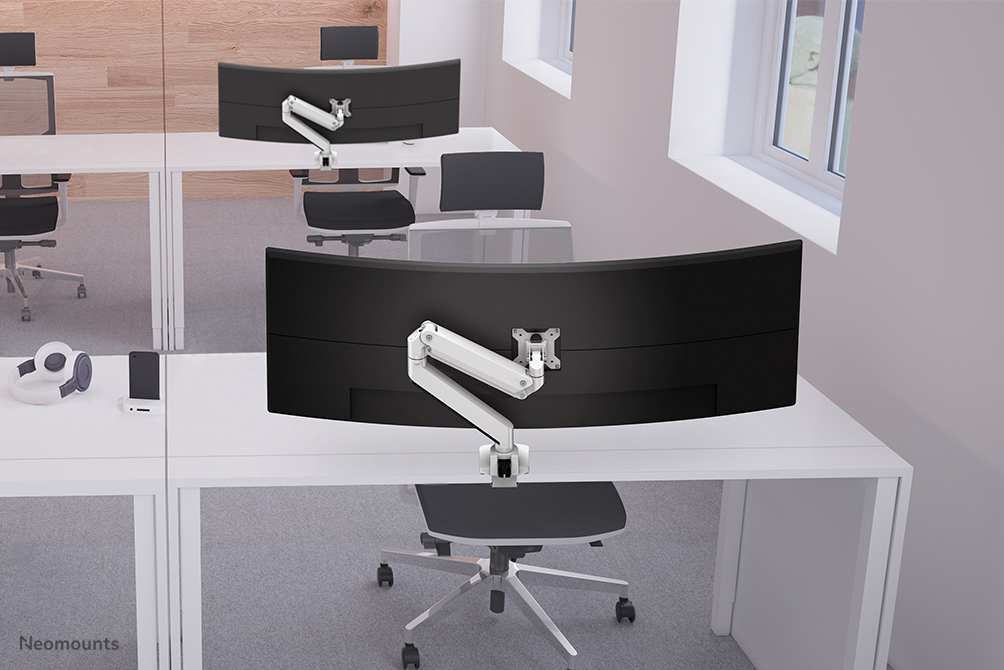 IT Neomounts Curved Desk Mnt10-49 NM-D775WHITEPLUS thumbnail