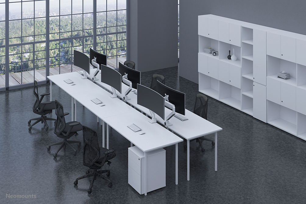 IT Neomounts Curved Desk Mnt10-49 NM-D775WHITEPLUS thumbnail
