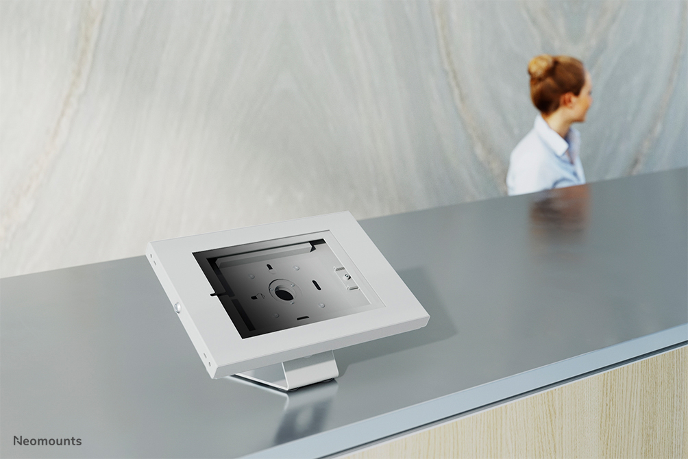 EU Product - Rotatable Countertop/wall Mount Tablet Holder For 9.7-11in Tablets - White thumbnail
