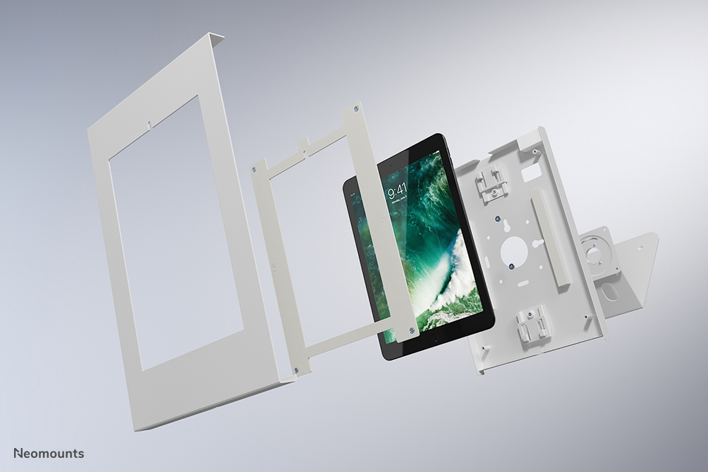 EU Product - Rotatable Countertop/wall Mount Tablet Holder For 9.7-11in Tablets - White thumbnail