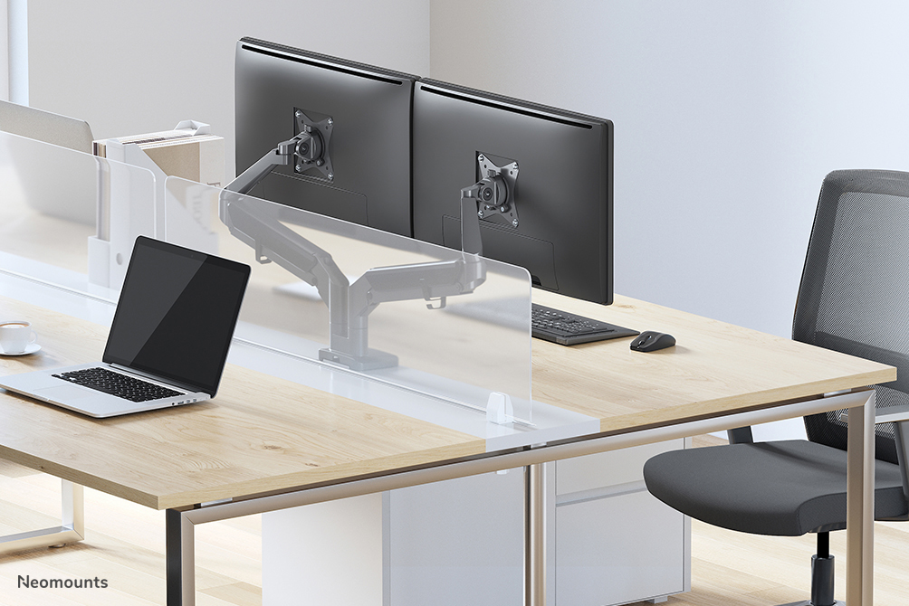 EU Product - DS70-810BL2 Desk Mount ultra flat clamp/grommet Dual-mount 17 - 32 thumbnail