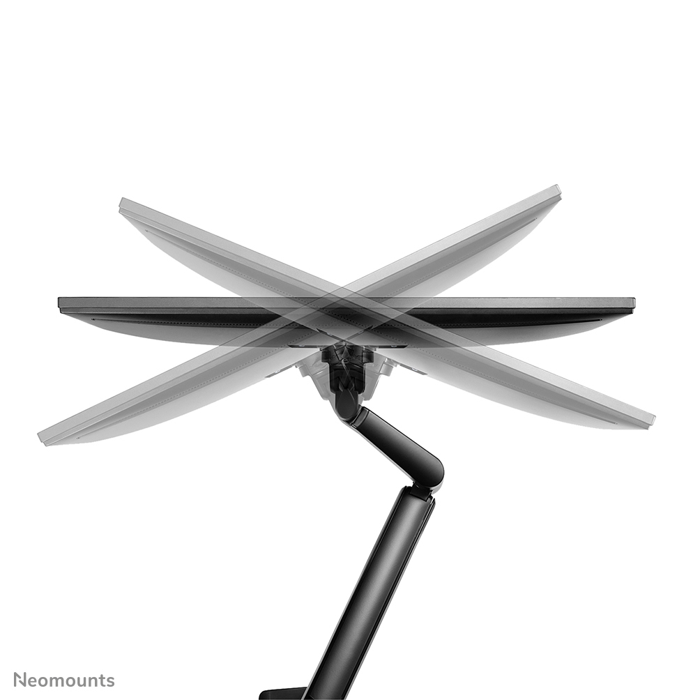 EU Product - DS70-810BL2 Desk Mount ultra flat clamp/grommet Dual-mount 17 - 32 thumbnail