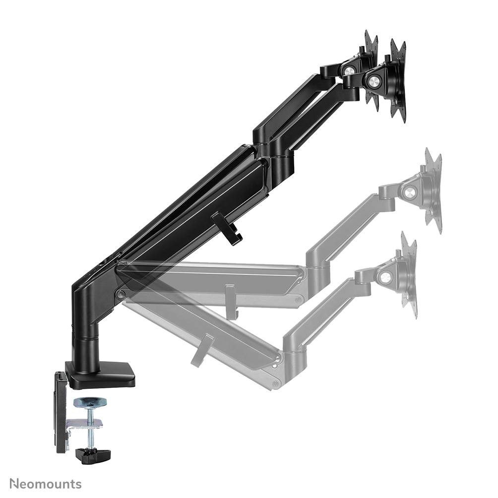EU Product - DS70-810BL2 Desk Mount ultra flat clamp/grommet Dual-mount 17 - 32 thumbnail