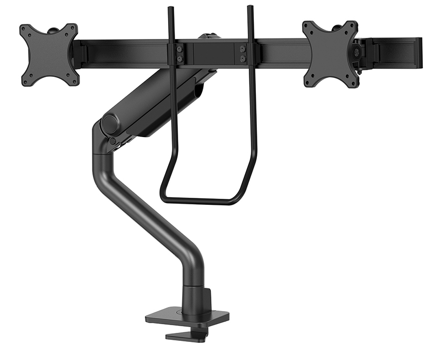EU Product - Next One Desk Mount double display crossbar topfix clamp/grommet thumbnail