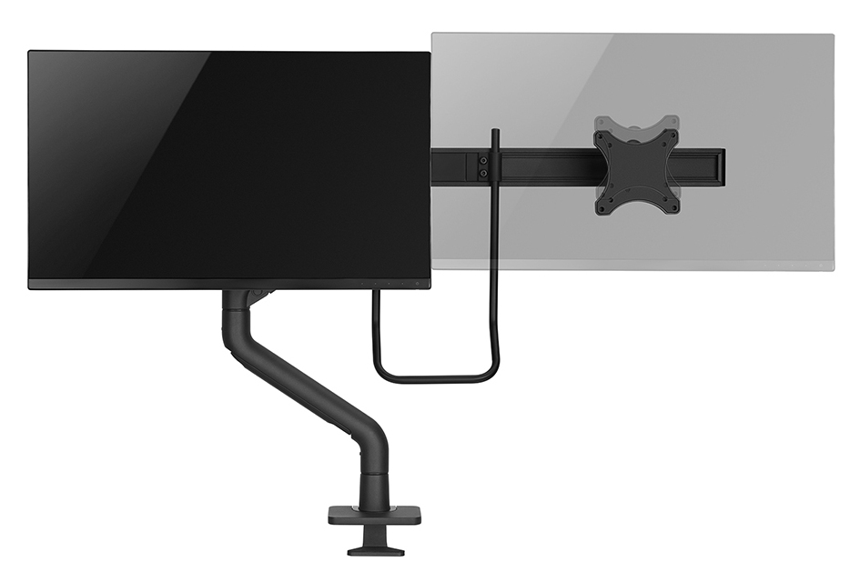 EU Product - Next One Desk Mount double display crossbar topfix clamp/grommet thumbnail