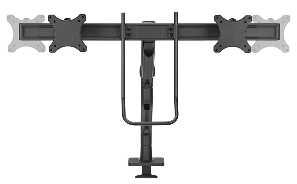 EU Product - Next One Desk Mount double display crossbar topfix clamp/grommet thumbnail