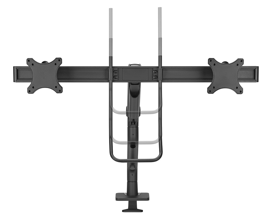EU Product - Next One Desk Mount double display crossbar topfix clamp/grommet thumbnail