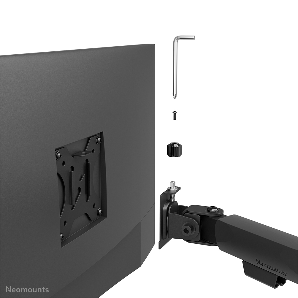 EU Product - NERO Single Flat Screen Desk M thumbnail