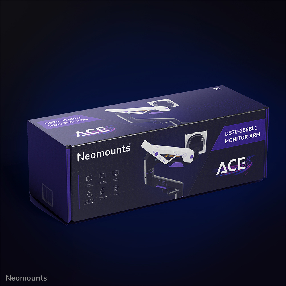 EU Product - ACE Gaming Desk Mount single display up to 57 Topfix thumbnail